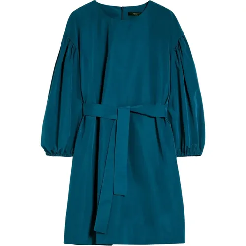 Oversized Taffeta Kurzes Kleid , Damen, Größe: 3XS - Max Mara - Modalova