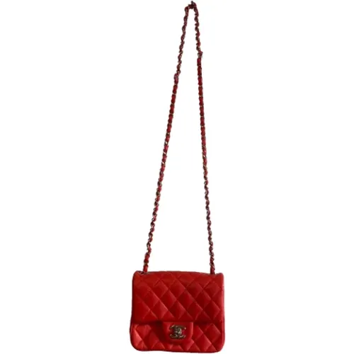 Gebraucht Rotes Leder Chanel Zeitlos Mini - Chanel Vintage - Modalova