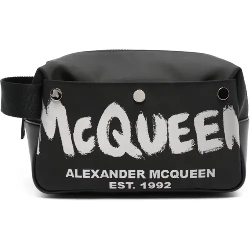 Panelled Leather Bag , male, Sizes: ONE SIZE - alexander mcqueen - Modalova