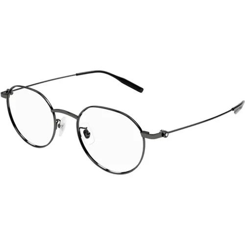 Ruthenium Mb0317Oa 003 Sunglasses , unisex, Sizes: 50 MM - Montblanc - Modalova