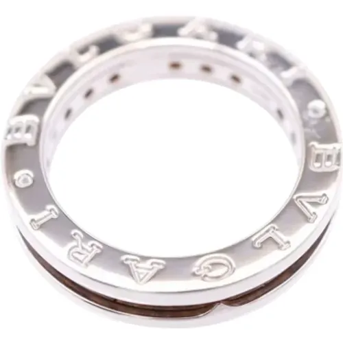 Pre-owned White Gold rings , female, Sizes: ONE SIZE - Bvlgari Vintage - Modalova