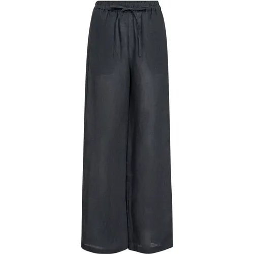 Loisecc Linen Pant in Ink , female, Sizes: M, XL, L, XS, S - Co'Couture - Modalova