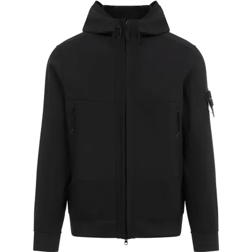 Schwarze Leichte Oberbekleidung Jacke , Herren, Größe: S - Stone Island - Modalova