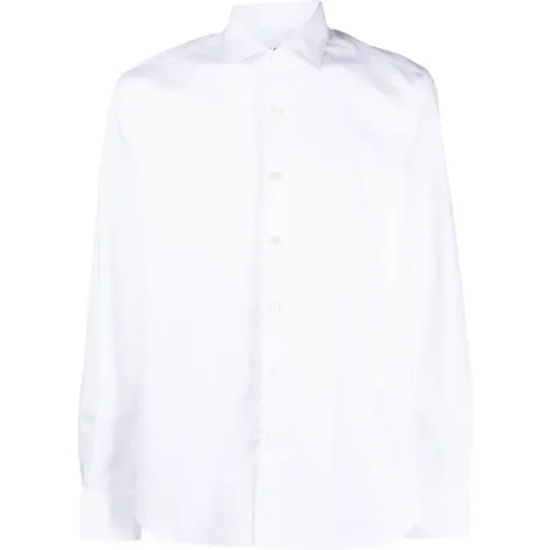 Weißes Langarmhemd , Herren, Größe: M - Xacus - Modalova
