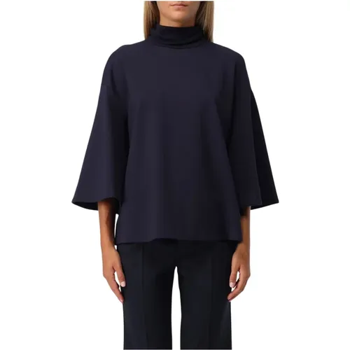 Blaue Pullover Kollektion , Damen, Größe: S - Liviana Conti - Modalova