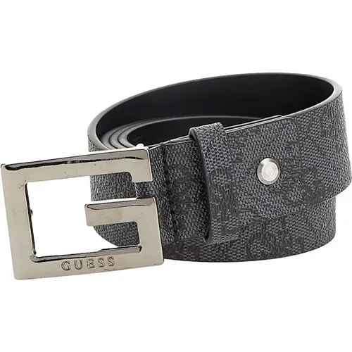 Stylish 4G Belt in Coal , male, Sizes: M, XL, L - Guess - Modalova