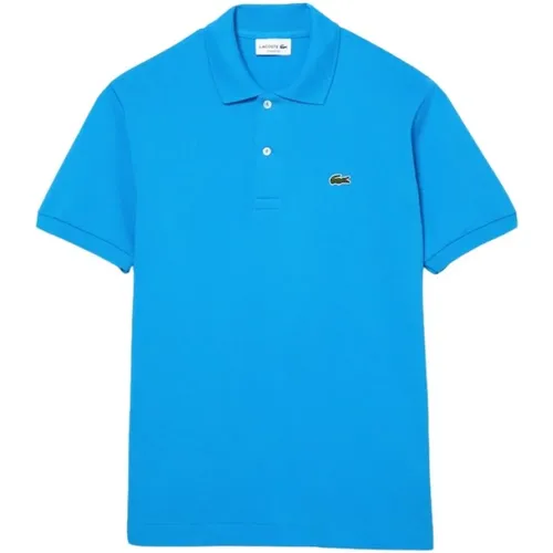 ZBA Azzurro Polo Shirt , Herren, Größe: L - Lacoste - Modalova