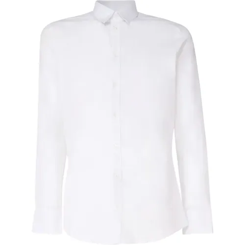 Slim Fit Italian Collar Shirt , male, Sizes: M, 2XL, XL - Dolce & Gabbana - Modalova