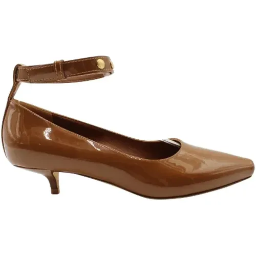 Pre-owned Leather heels , female, Sizes: 3 1/2 UK - Burberry Vintage - Modalova