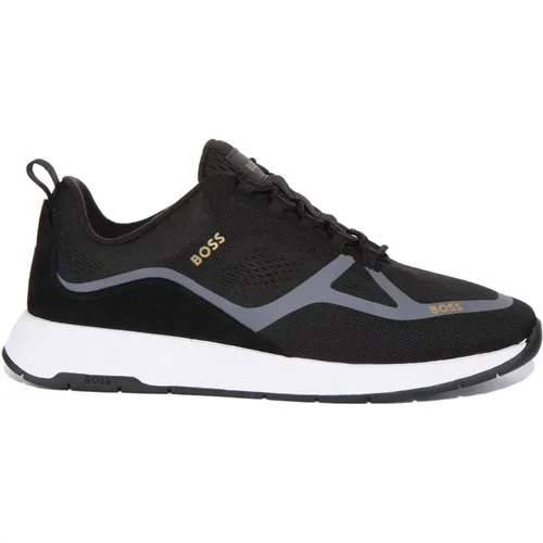 Titanium Runn Men Trainers , male, Sizes: 10 UK, 11 UK - Boss - Modalova