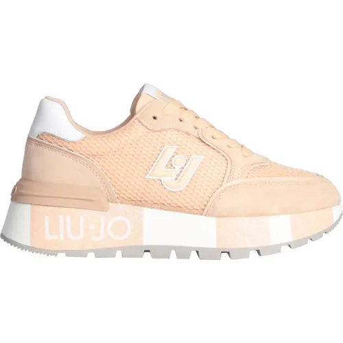 Suede Mesh Platform Sneakers , Damen, Größe: 38 EU - Liu Jo - Modalova