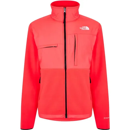 Brilliant Coral Polartec Jacke Mit Reißverschluss , Herren, Größe: L - The North Face - Modalova