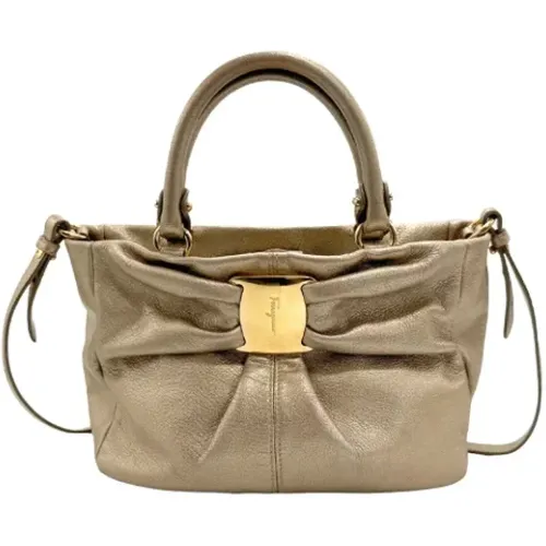 Pre-owned Leather handbags , female, Sizes: ONE SIZE - Salvatore Ferragamo Pre-owned - Modalova