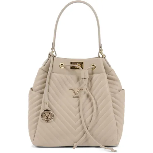Sauvage Leather Satchel Bag , female, Sizes: ONE SIZE - 19v69 Italia - Modalova