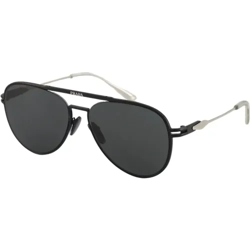 Sunglasses , male, Sizes: 55 MM - Prada - Modalova