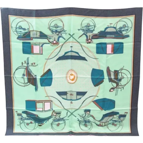 Pre-owned Silk scarves , female, Sizes: ONE SIZE - Hermès Vintage - Modalova