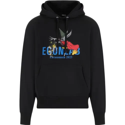 Fantasia Hoodie , male, Sizes: L, M - EgonLab - Modalova