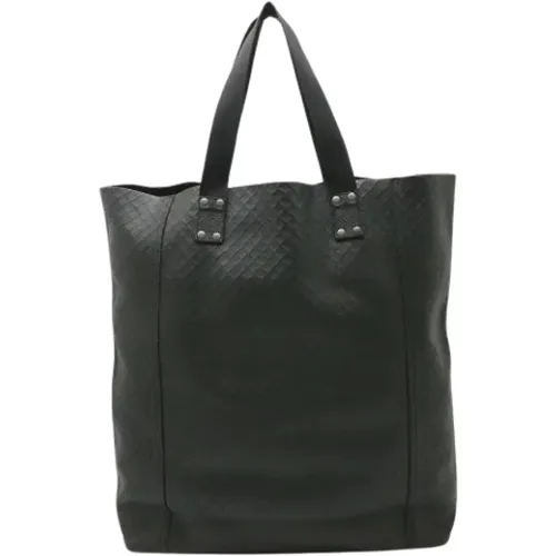 Pre-owned Leder Schultertasche , Damen, Größe: ONE Size - Bottega Veneta Vintage - Modalova