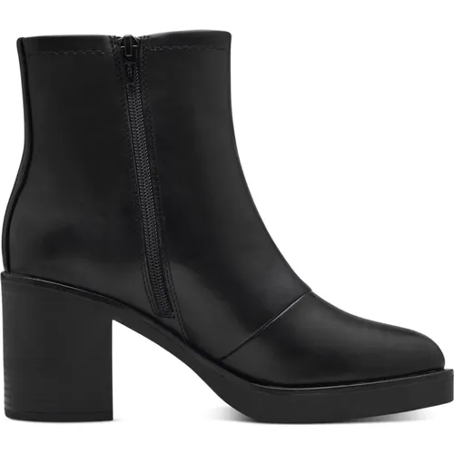 Elegante Schwarze Damen Stiefeletten , Damen, Größe: 41 EU - s.Oliver - Modalova