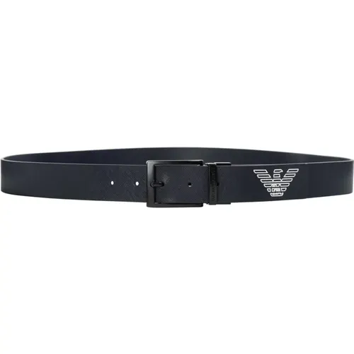 Elegant Leather Belt , male, Sizes: ONE SIZE - Emporio Armani - Modalova