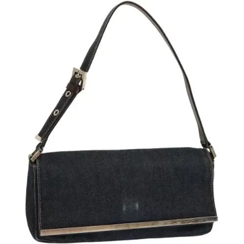 Pre-owned Denim fendi-bags , female, Sizes: ONE SIZE - Fendi Vintage - Modalova