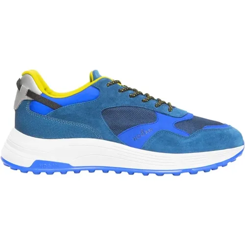 Blaue Hyperlight Sneakers aus Wildleder , Herren, Größe: 44 EU - Hogan - Modalova