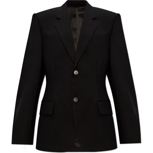 Wool Jacket , female, Sizes: M - Balenciaga - Modalova