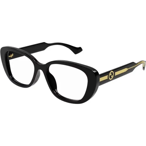 Stilvolle Schwarze Rahmen Sonnenbrille , unisex, Größe: 54 MM - Gucci - Modalova