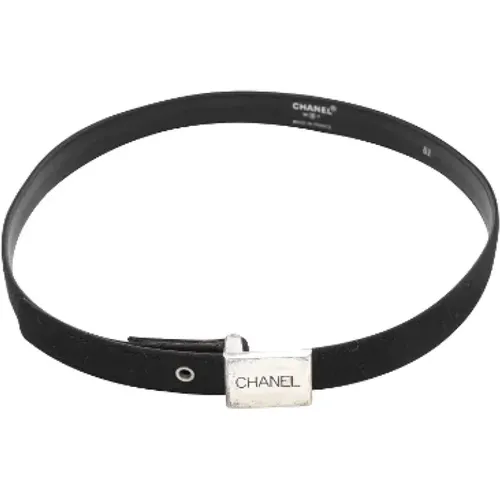 Pre-owned Leder grtel , Damen, Größe: ONE Size - Chanel Vintage - Modalova