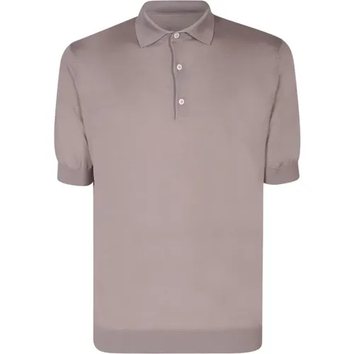 Cotton polo shirt by , male, Sizes: L - Lardini - Modalova