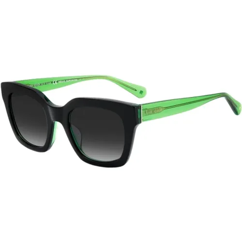 Schwarze Acetat-Sonnenbrille für Frauen - Kate Spade - Modalova