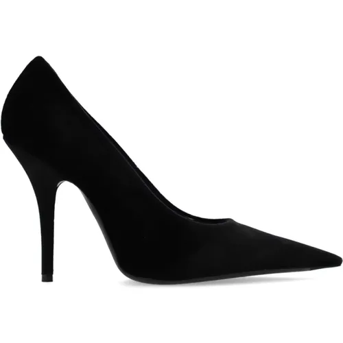 Knife velvet stiletto pumps , female, Sizes: 5 1/2 UK, 7 UK, 4 1/2 UK, 6 UK, 4 UK, 5 UK - Balenciaga - Modalova