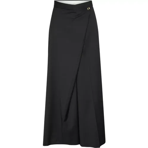 Wide-Leg Pants with Button Details , female, Sizes: 2XS, S - InWear - Modalova