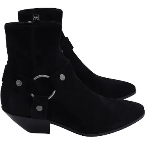 Pre-owned Wildleder boots - Yves Saint Laurent Vintage - Modalova