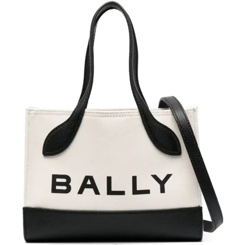 Color-Block Design Bag with Logo Print , female, Sizes: ONE SIZE - Bally - Modalova