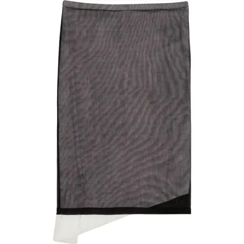 Midi Skirt , female, Sizes: L - MM6 Maison Margiela - Modalova