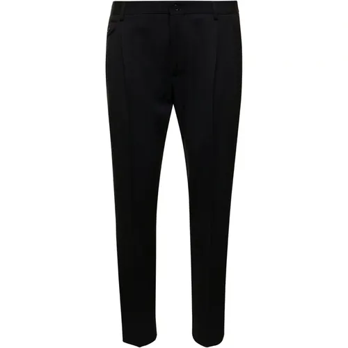 Elastic Waist Trousers , male, Sizes: M, S, L, 2XL - Dolce & Gabbana - Modalova