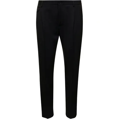 Elastic Waist Trousers , male, Sizes: M, S, L, 2XL, 3XL - Dolce & Gabbana - Modalova