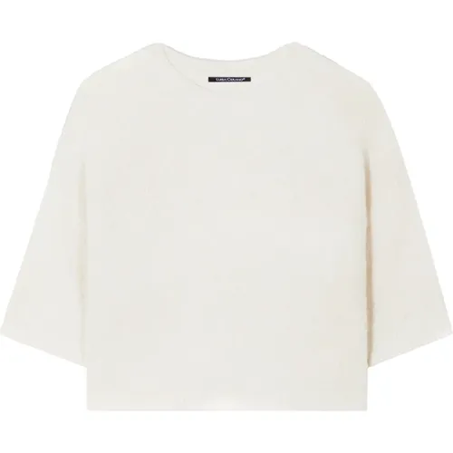 Weicher Alpaka Mix Cropped Sweater - LUISA CERANO - Modalova