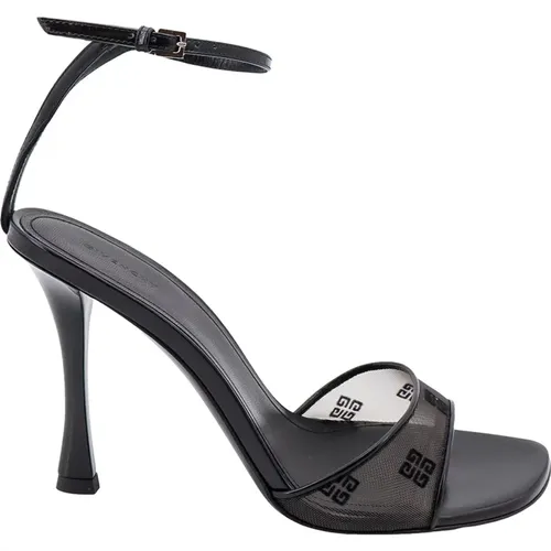 Leather Sandals with Adjustable Strap , female, Sizes: 3 UK - Givenchy - Modalova