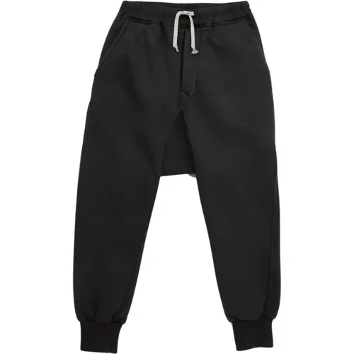 Schwarze Hose mit elastischem Bund - Rick Owens - Modalova