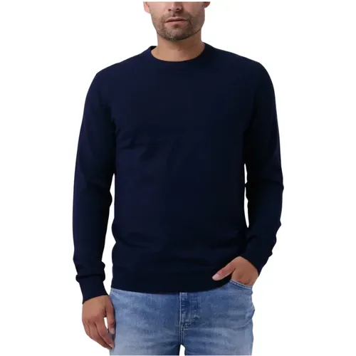 Merino Coolmax Knit Crew Pullover , Herren, Größe: XL - Selected Homme - Modalova