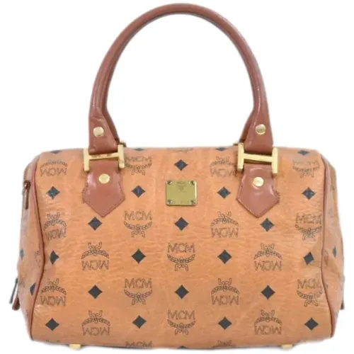 Pre-owned Canvas handbags , female, Sizes: ONE SIZE - MCM Pre-owned - Modalova