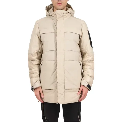 Water-Repellent Parka with Removable Hood , male, Sizes: 2XL, M, XL, L - Hugo Boss - Modalova