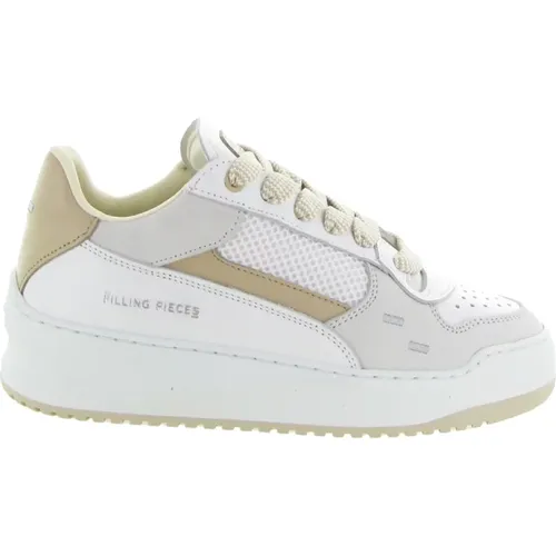 Hellbraun Low Top Game Lux , Damen, Größe: 39 EU - Filling Pieces - Modalova