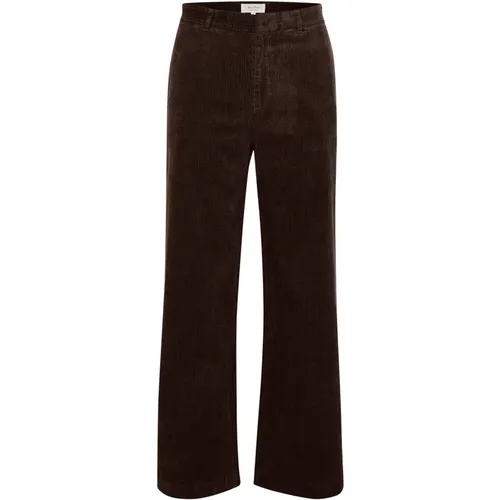 Wide-Leg Straight-Leg Pants 30307983 Hot Fudge , female, Sizes: 3XL, L - Part Two - Modalova