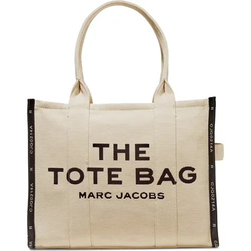Chic Logo Jacquard Tote Bag , female, Sizes: ONE SIZE - Marc Jacobs - Modalova