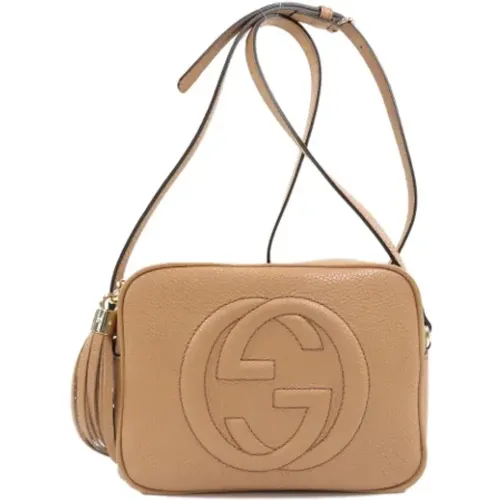 Pre-owned Leather Gucci Shoulder Bag , female, Sizes: ONE SIZE - Gucci Vintage - Modalova