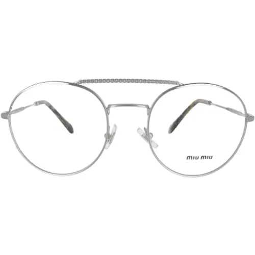 Pre-owned Metal sungles , female, Sizes: ONE SIZE - Miu Miu Pre-owned - Modalova