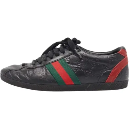 Pre-owned Leather sneakers , female, Sizes: 3 UK - Gucci Vintage - Modalova